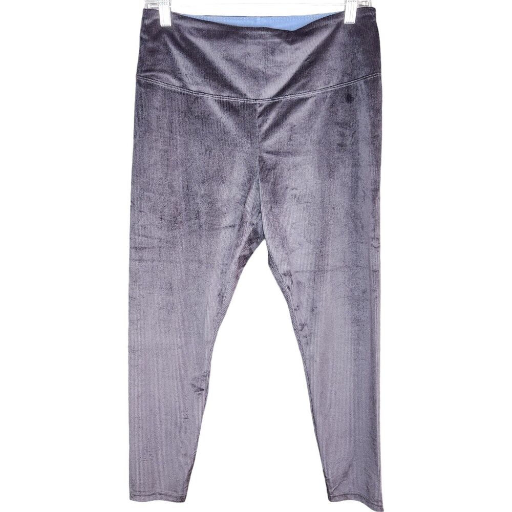 Women with Control Regular No Side Seam Corduroy Legging Black Ankle Small‎ NWT